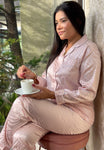 Pijama Longo Simony - Rosa